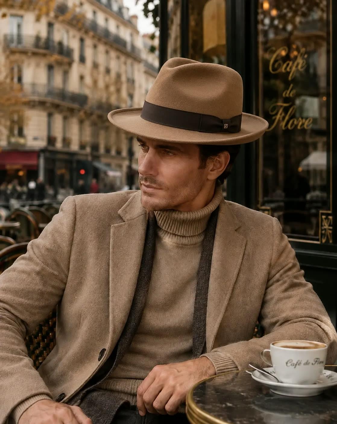 Mannequin portant la forme Fedora