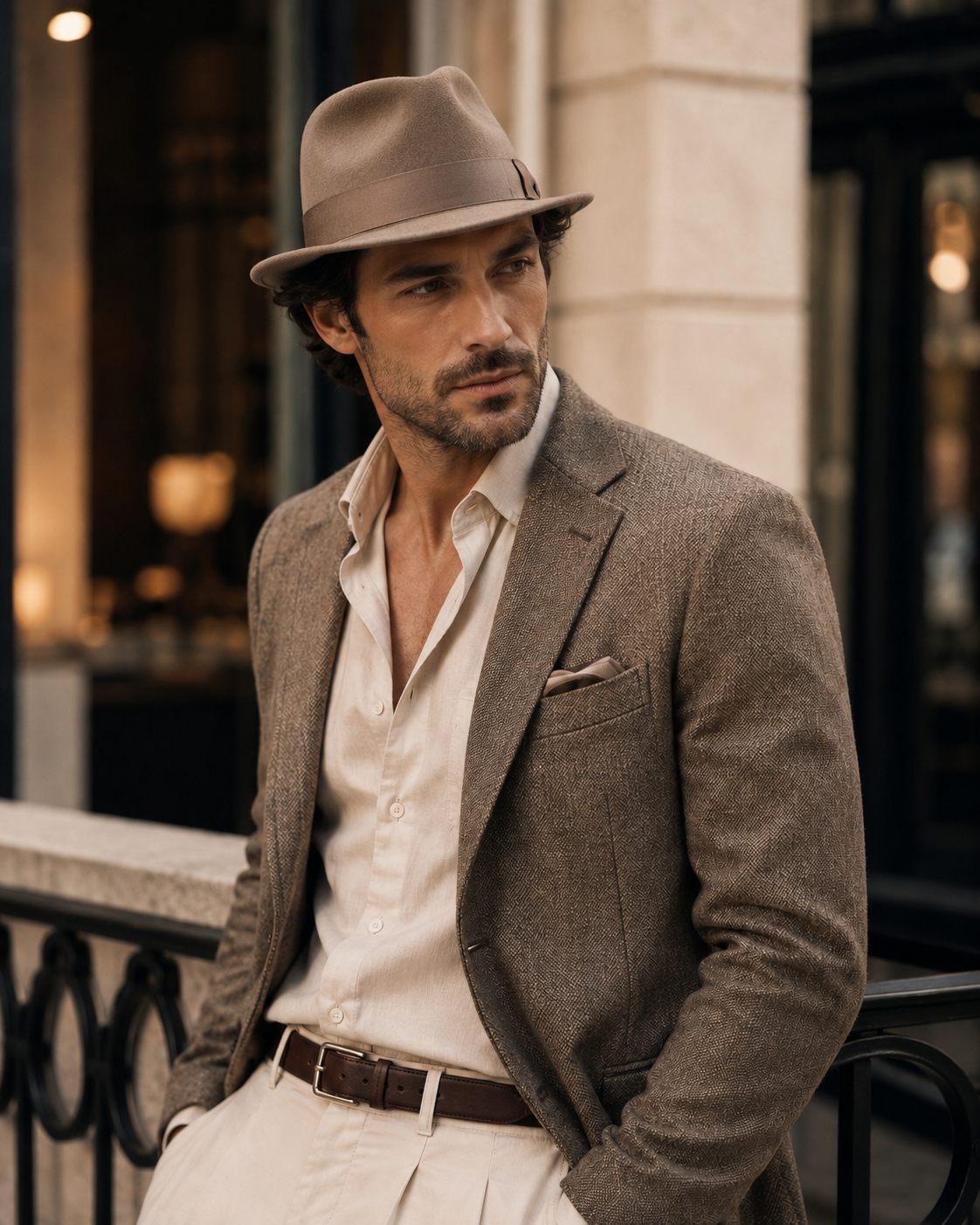 Mannequin portant la forme Trilby